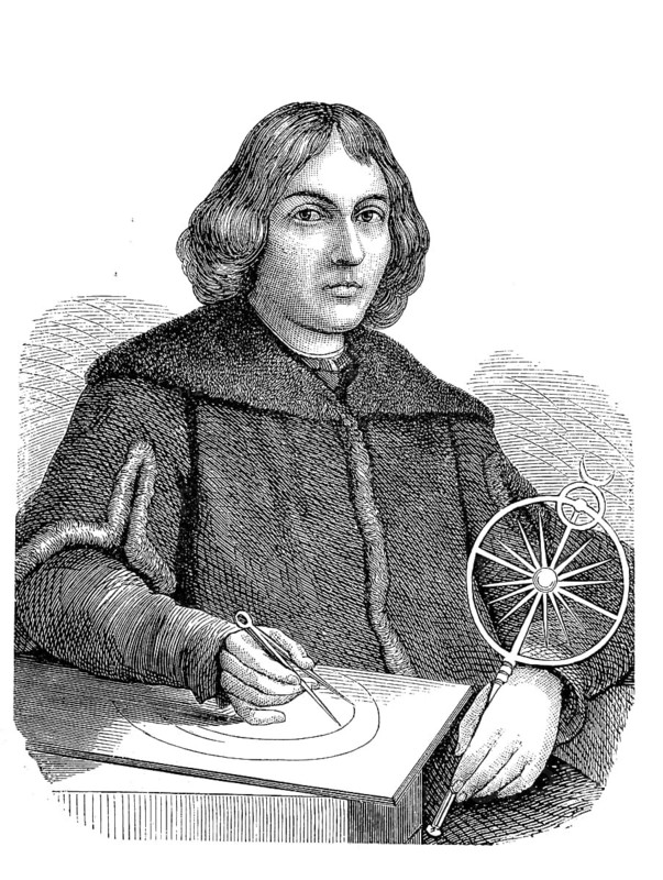 Nicolaus Copernicus, 19 February 1473, 24 May 1543, Niklas Koppernigk, Nicolaus Copernicus, a canon of the prince-bishopric of Warmia in Prussia as well as astronomer and physician, Historical, digital reproduction of an original from the 19th century