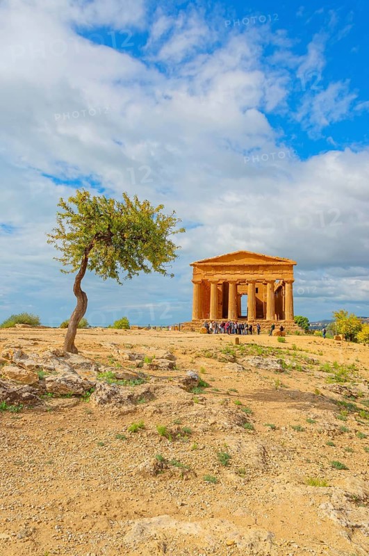 Temple of Concordia, Valley of Temples, Agrigento, Sicily, Italy
