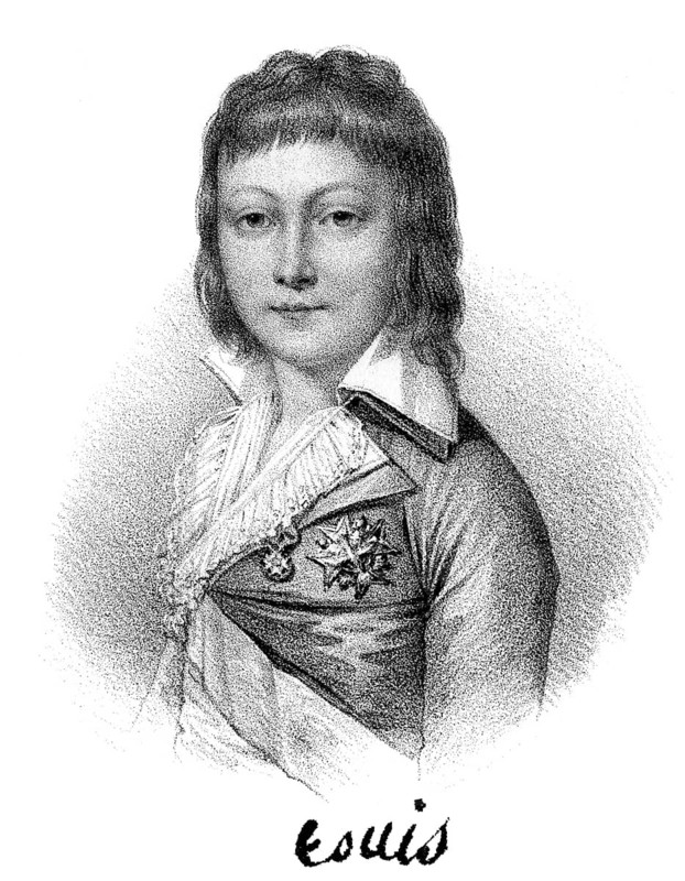 Louis XVII, Louis Charles de Bourbon, Dauphin of France, 1785-1795, Prince Royal of France