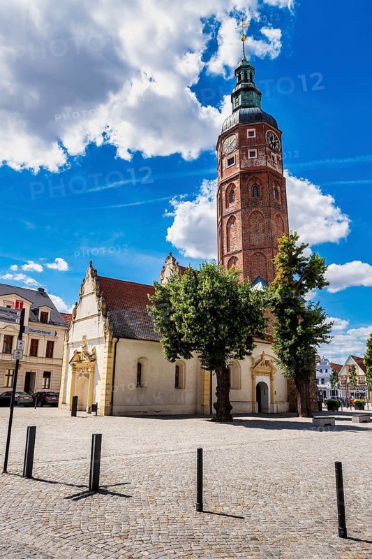 Georgenkapelle and Hausmannsturm, Luckau, Brandenburg, Germany