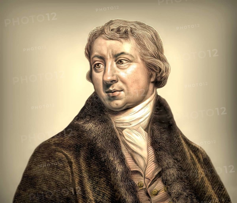 Edward Jenner, 1749-1823, English physician and scientist, digitally restored