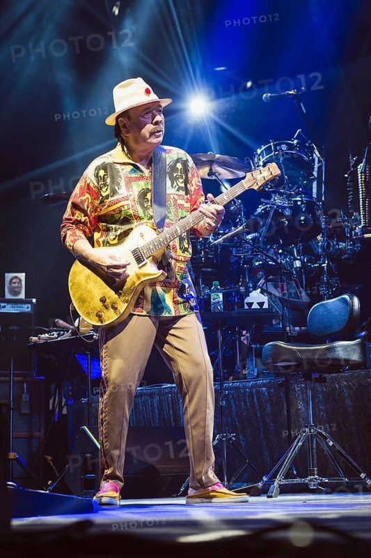 Carlos Santana, singer and guitarist of Santana live on Oneness Tour 2025 at the Uber Arena in Berlin on 13 June 2025