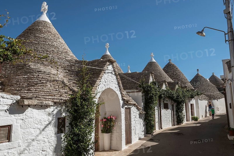 Buildings Trullo in Alberobello, Italy