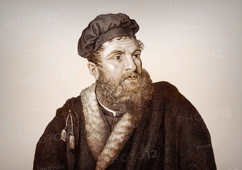 Marco Polo, c.?1254 –1324, an Italian merchant, explorer and writer, digital edited
