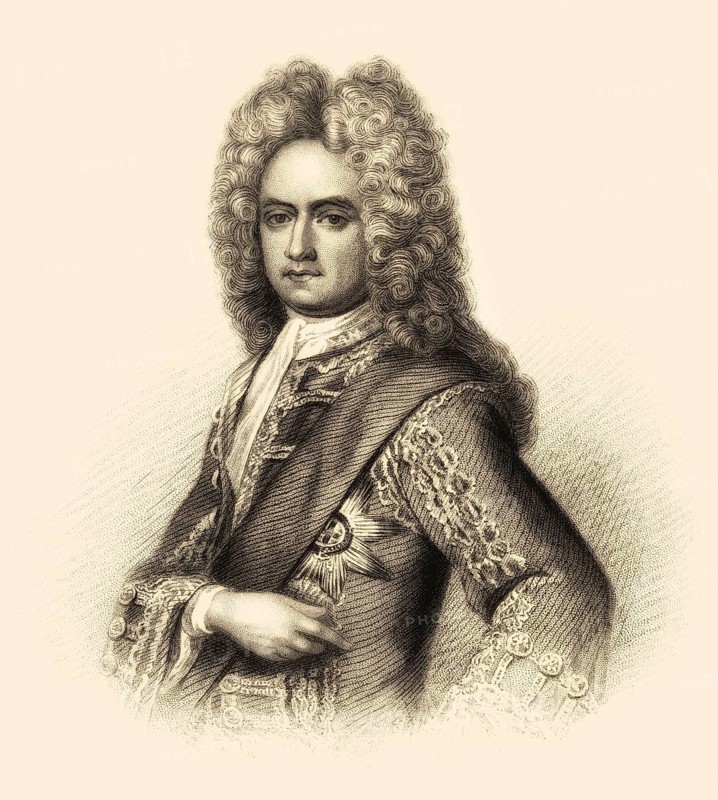 Charles Mordaunt, 3. Earl of Peterborough und 1. Earl of Monmouth, 1658-1735, englischer Adliger und militärischer Führer