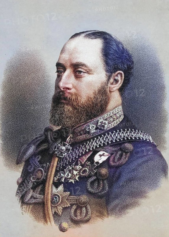 Albert Edward, 1841-1910, Prince of Wales, future King Edward VII of Great Britain and Ireland, 1901-1910, Historic, digitally restored reproduction from a 19th century original, Record date not stated