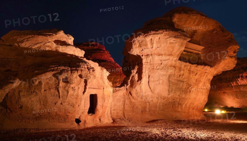 Middle East, Saudi Arabia, Nabataean Grave in Al Ula, Al Ula