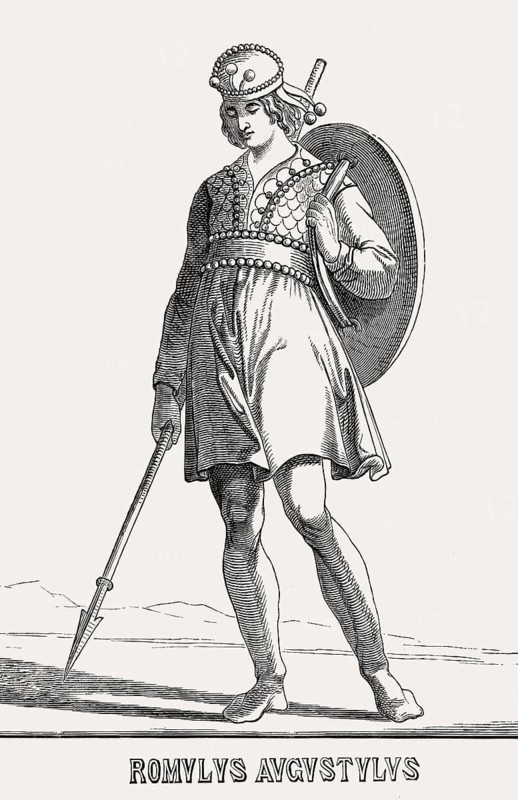 Romulus Augustulus, or Romulus Augustus, Western Roman Emperor from 475 to 476