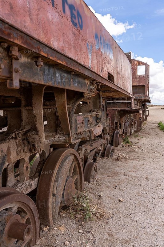 Uyuni Railway Cemetery, Uyuni, Bolivia
