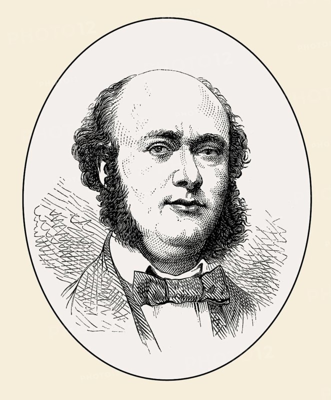 Gustave Bourdin, a 19th century journalist, Paris, France