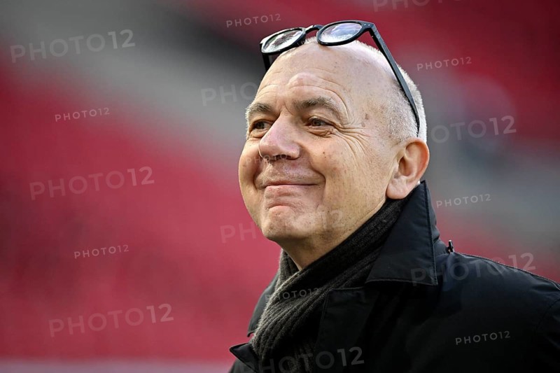 President Bernd Neuendorf GER Portrait smiles soccer DFB international match Germany GER vs Ghana GHA friendly match test match MHPArena, MHP Arena Stuttgart, Baden-Württemberg, Germany