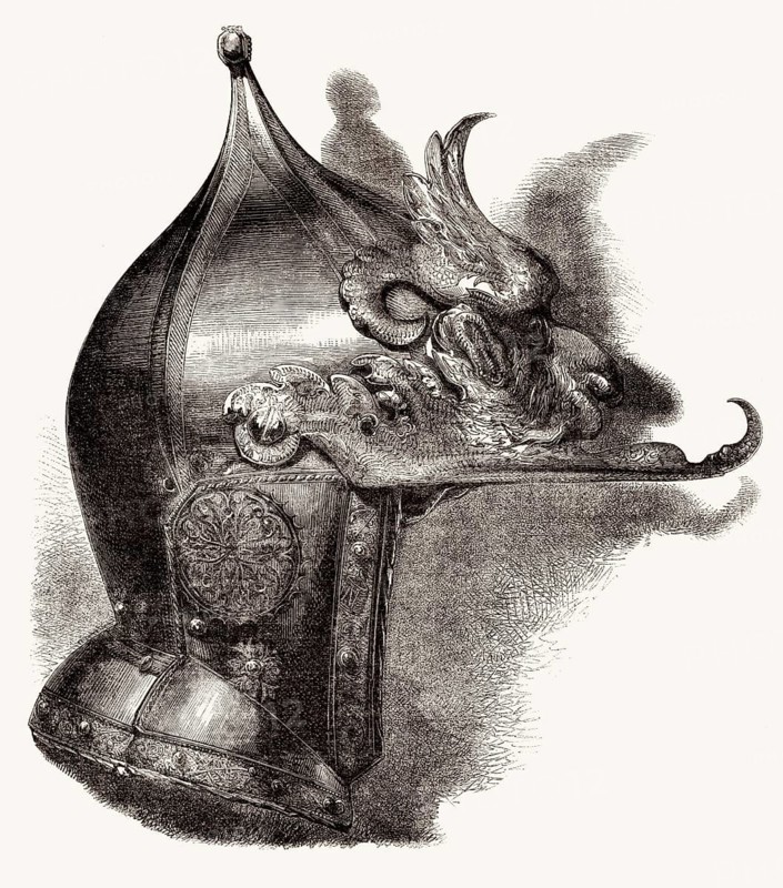 Mittelalterlicher Helm, 16. Jahrhundert