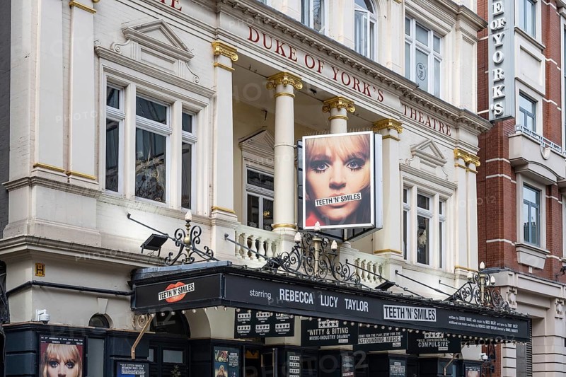 London, United Kingdom. April 9th 2026. TEETH 'N' SMILES The 50th anniversary revival of David Hares rebel play starring Rebecca Lucy Taylor showing at The Duke of York's Theatre, a West End theatre in St Martin's Lane, in the City of Westminster, London, UK
