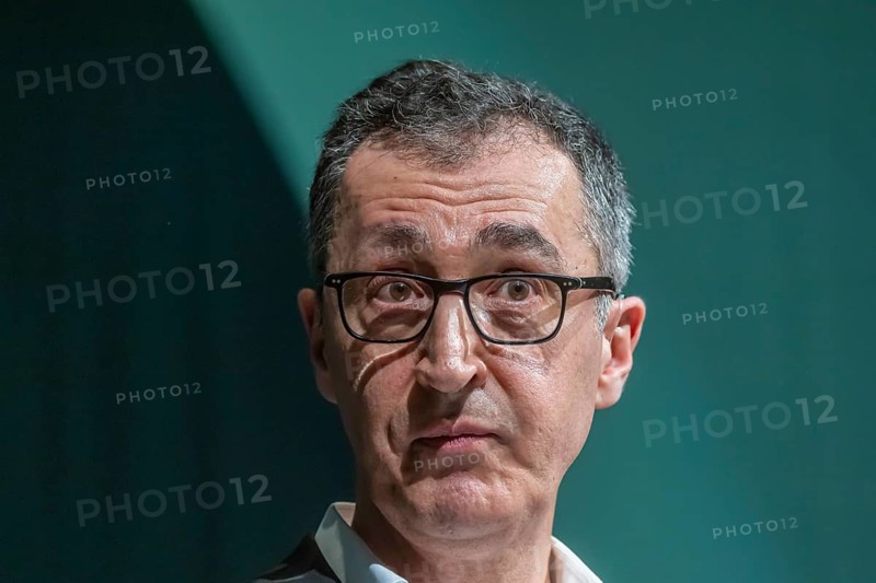 Political Ash Wednesday of the Green Party in Biberach. In focus: election campaign for the state election on March 8 with leading candidate Cem Özdemir. portrait. Biberach, Baden-Württemberg, Germany