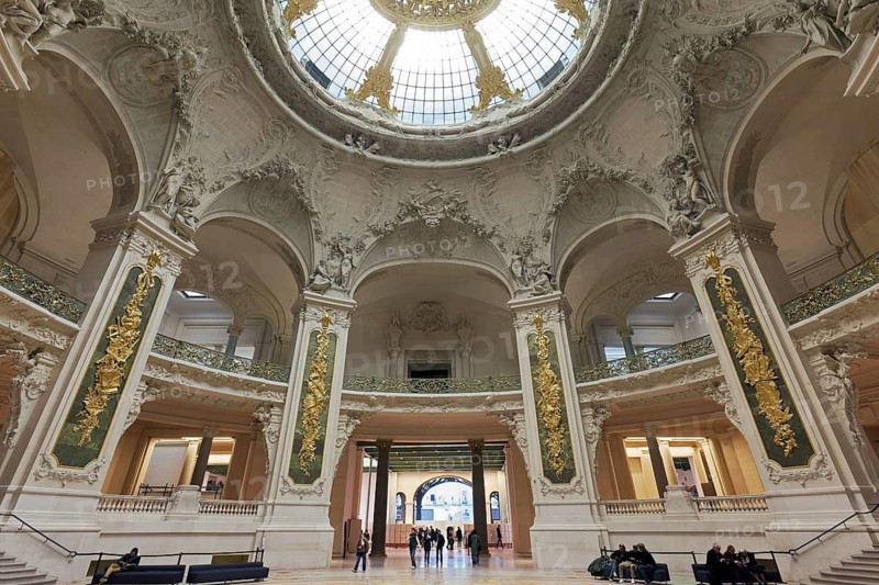 Palais d'Antin, Rotonde d'Antin, Beaux Arts style hall with glass dome, Grand Palais, Paris, France