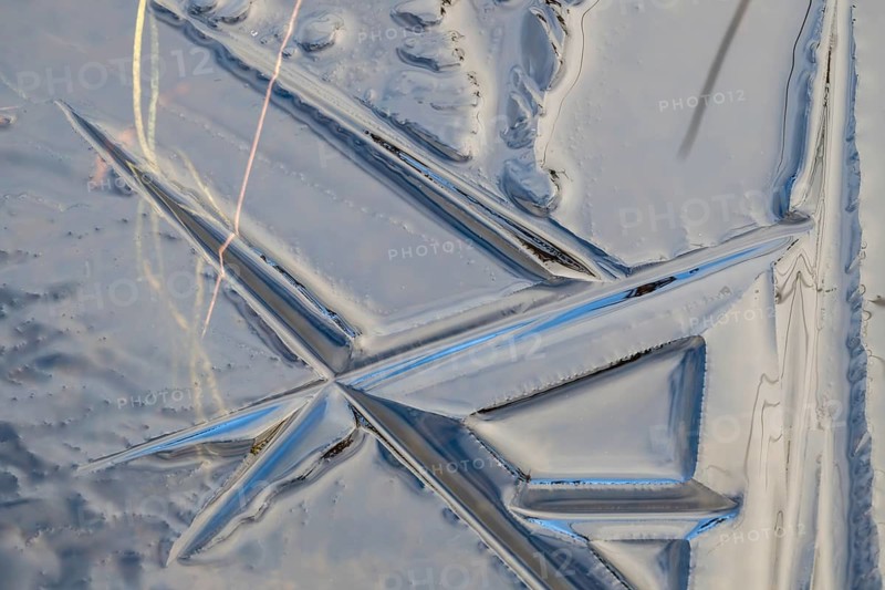 Abstract ice structures, Norrbotten, Lapland, Sweden, September 2024