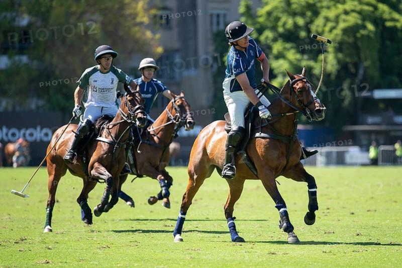 Scene at the 132nd Argentinean Open Polo Championship (Spanish 132nd Abierto Argentino de Polo de Palermo) in the Polo Stadium playing between La Hache Cria y Polo and La Dolfina 2 in Buenos Aires, Argentina