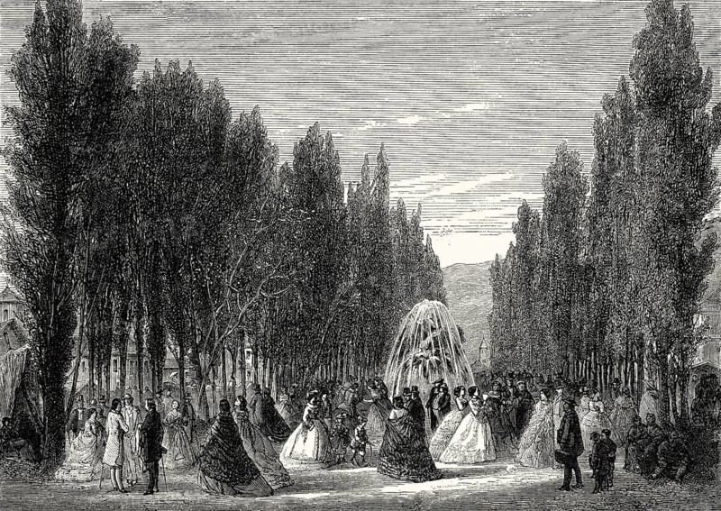 Alameda de las Delicias, Santiago, Chile, South America, 19th century