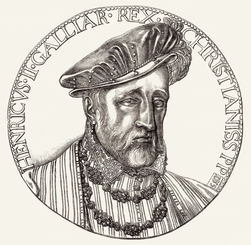 Medallion of Henry II, Henri II, Henry II, 1519-1559, King of France