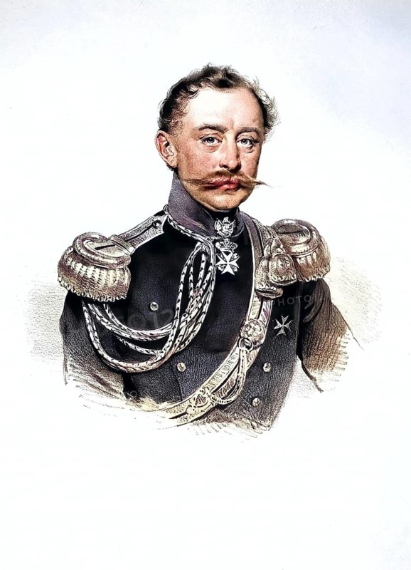 Friedrich Damian Graf von Schönborn-Buchheim, (1791-1864), Historical, digitally restored reproduction from a 19th century original, Record date not stated
