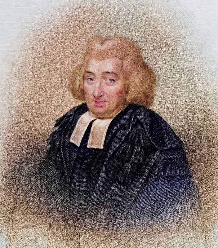 George Campbell (1719-1796) Scottish theologian, Rector of Marischal College, Aberdeen (1759-1796), rejected the philosophy of John Locke and David Hume as he considered it a danger to the faith, engraving from A Biographical Dictionary of Eminent Scotsmen by Rev. Thomas Thomson (Glasgow, Edinburgh and London, 1870), Historical, digitally restored reproduction from a 19th century original, Record date not stated