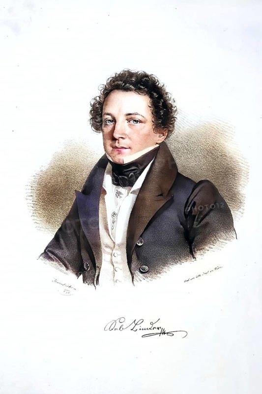 Sebastian Binder (1792 in Prague, 15 January 1845 in Pest) was an Austrian opera singer (tenor) and singing teacher, Historic, digitally restored reproduction from a 19th century original, Record date not stated