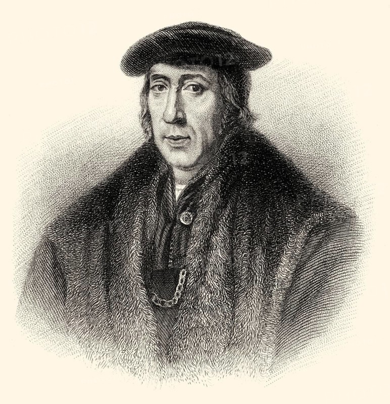 Sir John More. ca. 1451-1530, ein Londoner Anwalt und Richter, der Vater von Thomas More
