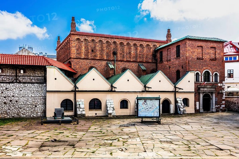 Old Synagogue — Museum of Krakow's Jewish History, 15th century, Kazimierz Jewish Quarter, Krakow, Poland
