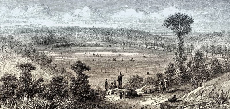Hippodrome de la Solle, Fontainebleau, France, 1862