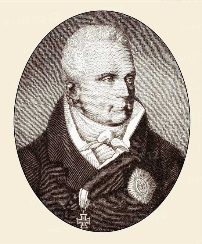 Karl August Freiherr von Hardenberg, 1750 - 1822, a Prussian statesman