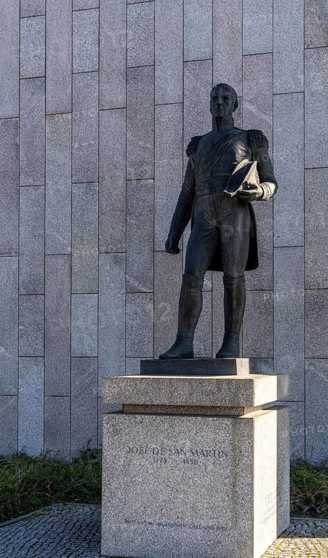 Jose de Sant Martin Statue, Potsdamer Straße, Berlin, Germany