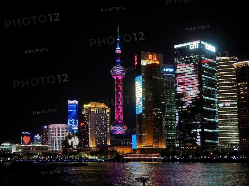 China Shanghai by night