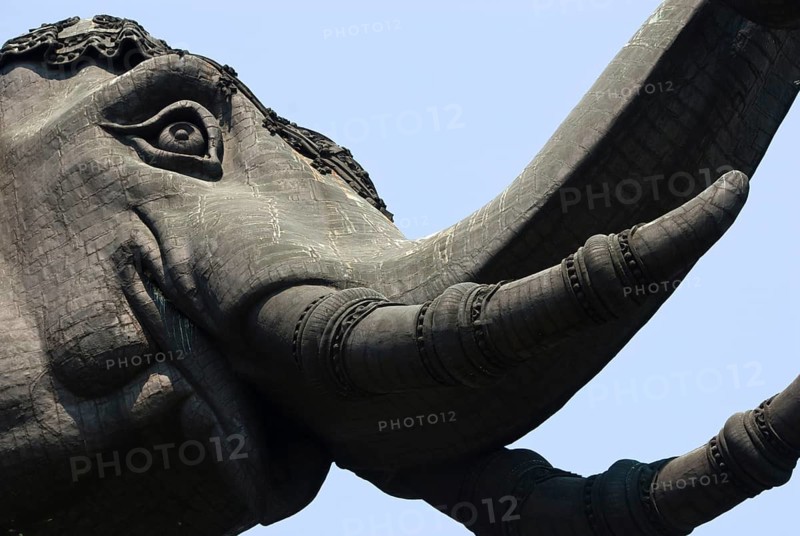 Elephant monument at Erawan Museum in Bangkok, Thailand, Siam, Asia, Southeast Asia, elephant, monument