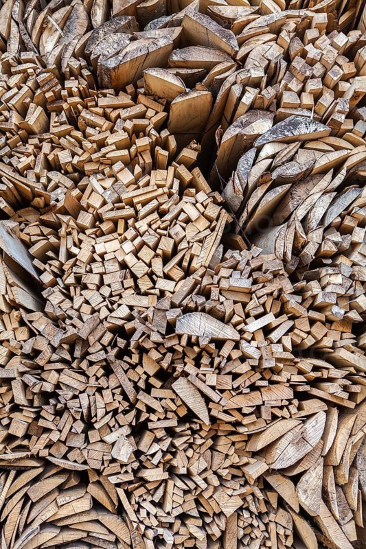 Pile of beech wood, Germany