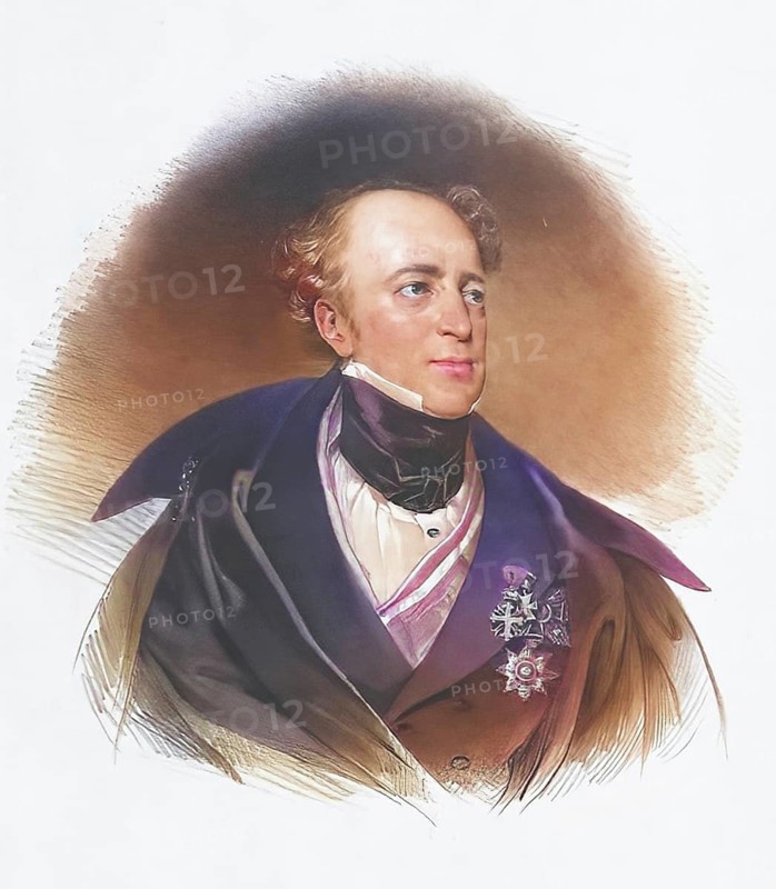 Karl Graf Chotek von Chotkow und Wognin, Czech: Karel hrabe Chotek z Chotkova a Vojnína (born 23 July 1783 in Vienna, died 28 December 1868 in Vienna) was Court Chancellor of the Austrian Empire, as Gubernial President in Prague promoter of infrastructure in Bohemia, Knight of the Order of the Golden Fleece and honorary citizen of Innsbruck and Prague, Historical, digitally restored reproduction from a 19th century original, Record date not stated
