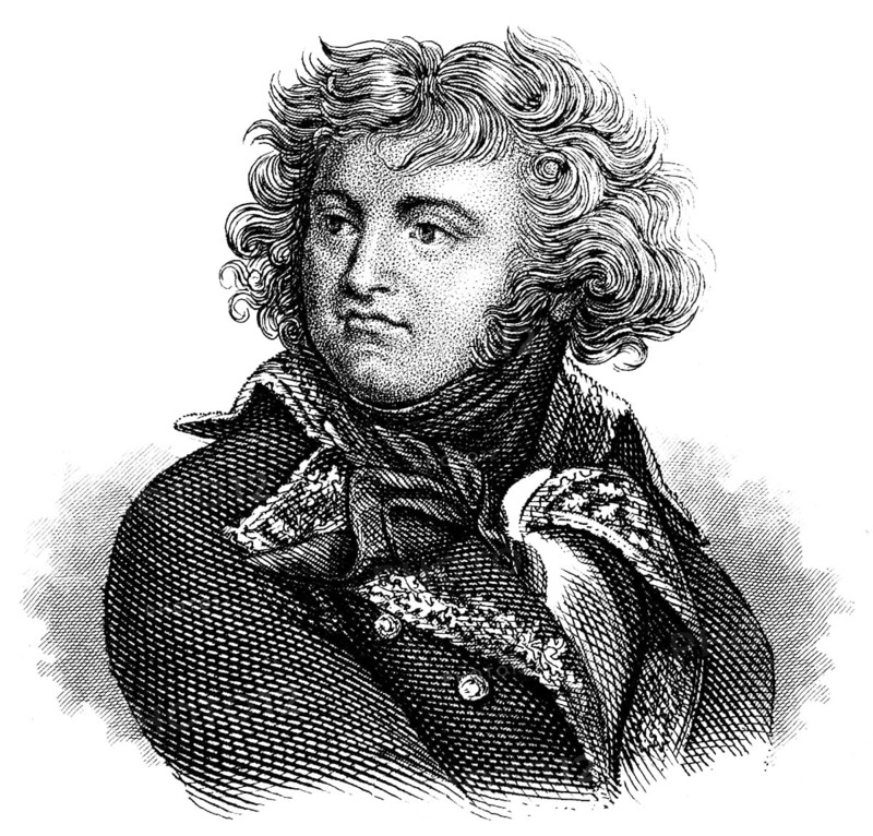 Jean Baptiste Kléber, 1753-1800, a French general during the French Revolutionary Wars, Jean-Baptiste Kléber, 1753-1800, ein französischer General der Revolutionsarmeen