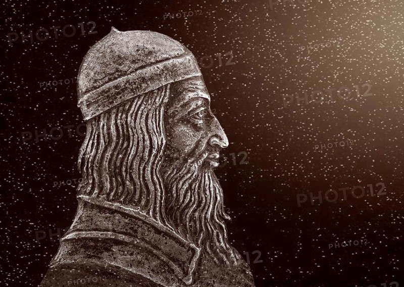 Aristotle, 384-322 BC, ancient Greek philosopher and scientist, digitally altered