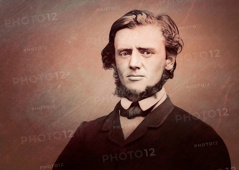 Portrait of Georg Balthazar von Neumayer, Ritter von Neumayer, 1826 – 1909, German polar explorer, geographer and geophysicist, best known for cooperation of meteorology and scientific observations, digitally optimized