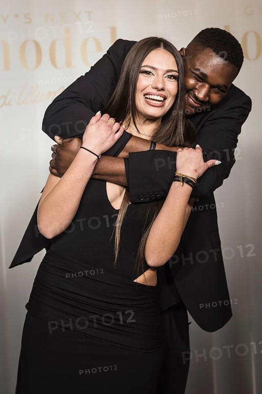 Xenia Tsilikova and Marvin de Graft at the preview of the 21st season of Germany's Next Topmodel - by Heidi Klum on 09.02.2026 at Zoopalast Berlin