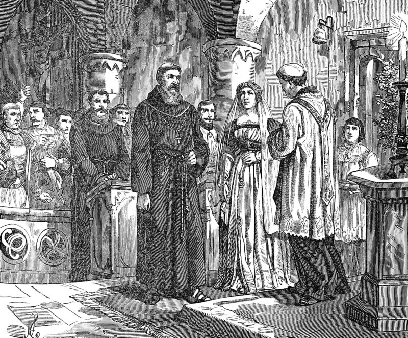 The marriage of Bernardino Ochino, 1487–1564, an Italian theologian and reformer