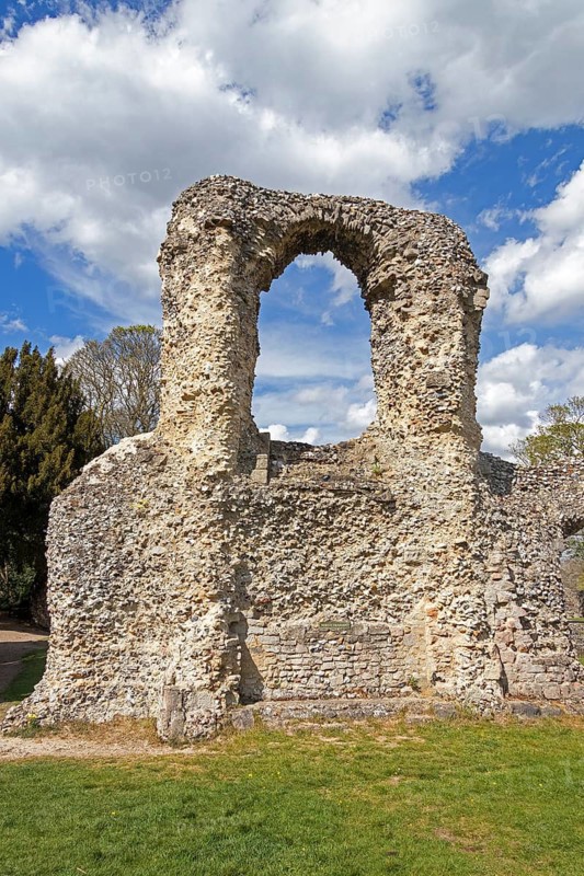 Ruins, St Edmund's Abbey, Bury St Edmunds, West Suffolk, England, Great Britain