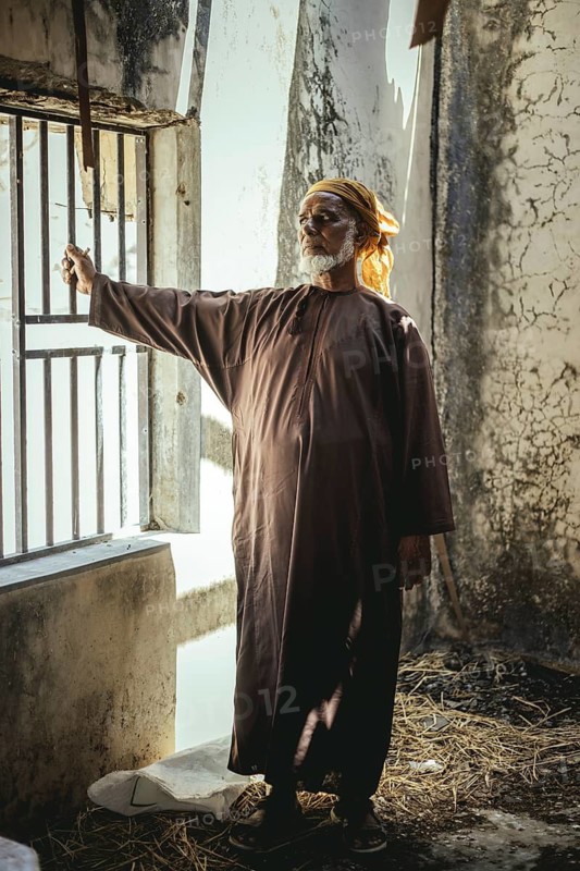 Muhammad M'Barek Al-Mahri, pensioner and camel breeder, Dalkut, Dhofar, Oman