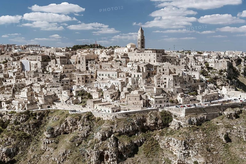 Matera in region Bazylikata, Italy - commonly referred to as town carved out of the rock