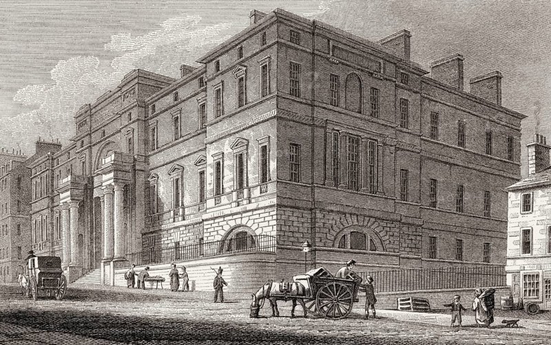 The University, South Bridge Street, Edinburgh, Scotland, 19th century, Views in Edinburgh by J. & H. S. Storer