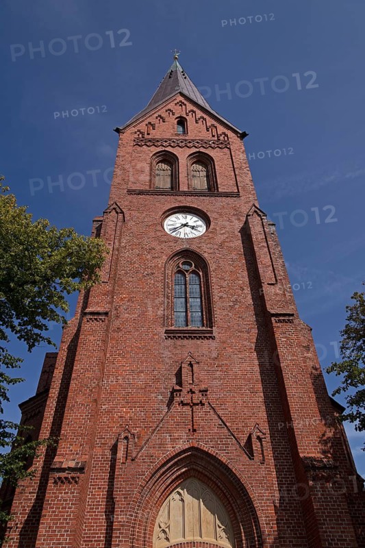 Church, Warnemünde, Rostock, Mecklenburg-Western Pomerania, Germany