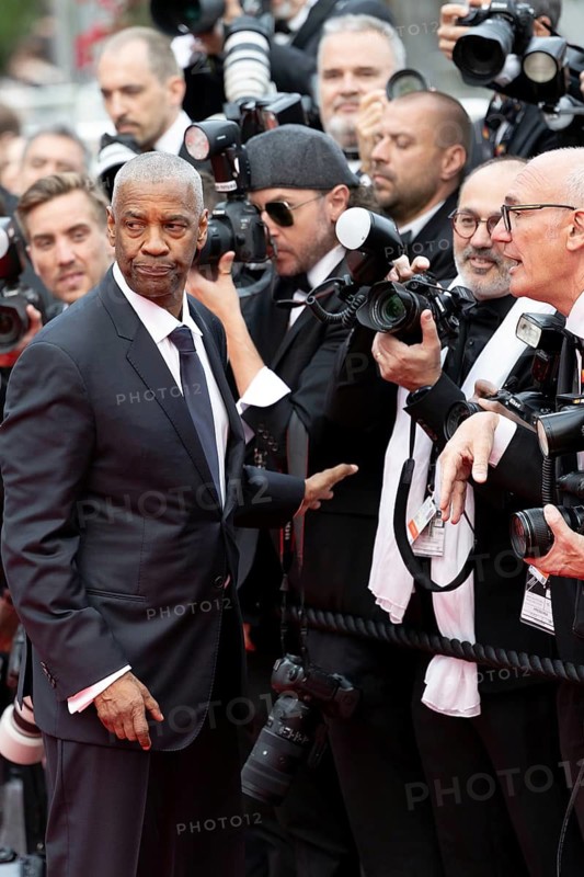 Cannes, France - 19.5.2024: Denzel Washington next to photographers during the - Highest 2 Lowest - Red Carpet during the 78th Cannes International Film Festival. The film festival takes place from 13 to 24 May 2025