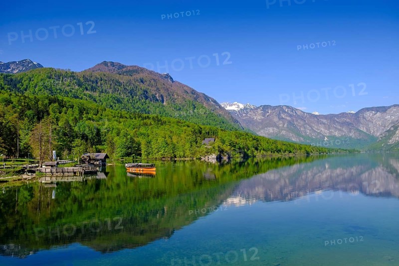 Bohinjsko jezero, Lake Bohinj, Upper Carniola, Slovenia
