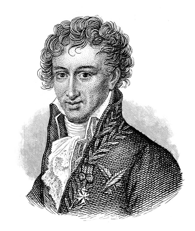 Jean Léopold Nicolas Frédéric Cuvier or Georges Cuvier, 1769-1832, a French naturalist and zoologist, Georges Léopold Chrétien Frédéric Dagobert, Baron de Cuvier 1769-1832, ein französischer Naturforscher