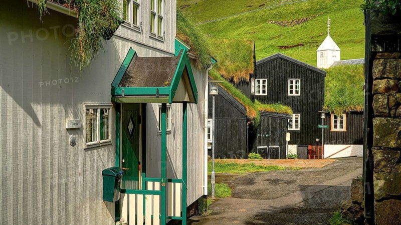 Denmark - Faroe Islands - Boeur village