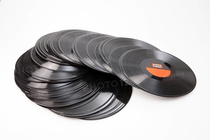 Old vinyl records